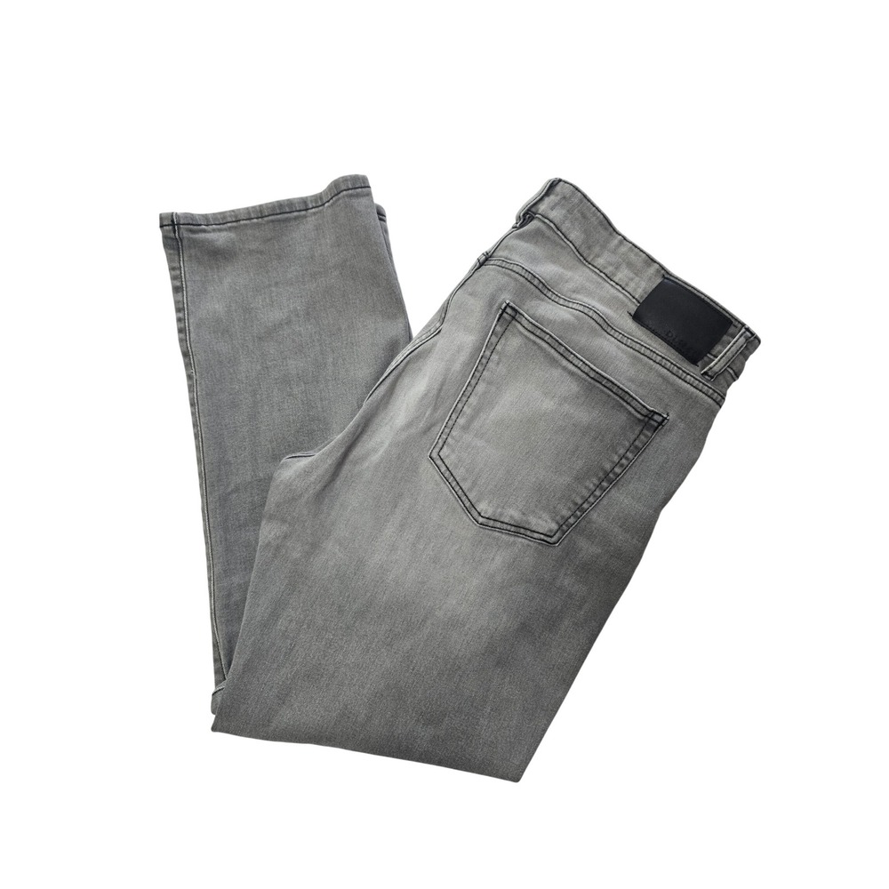 DL1961 Mens Russell Slim Straight Leg Grey Jeans 38x30 DL Performance Denim EUC